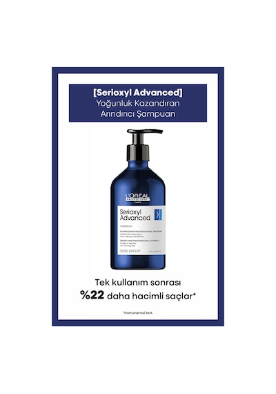 L'Oréal Professionnel Serie Expert Serioxyl Advanced Yoğunluk Kazandıran Şampuan 500 ML