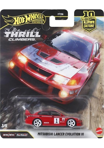 Hot Wheels Premium Car Culture Mitsubishi Lancer Evolution Vı Jkf19 Kırmızı