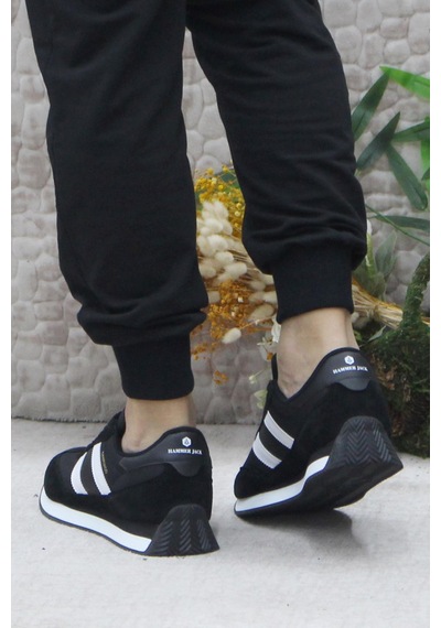 Hammer Jack 101 24985 Siyah Beyaz Erkek Sneaker Ayakkabı 001
