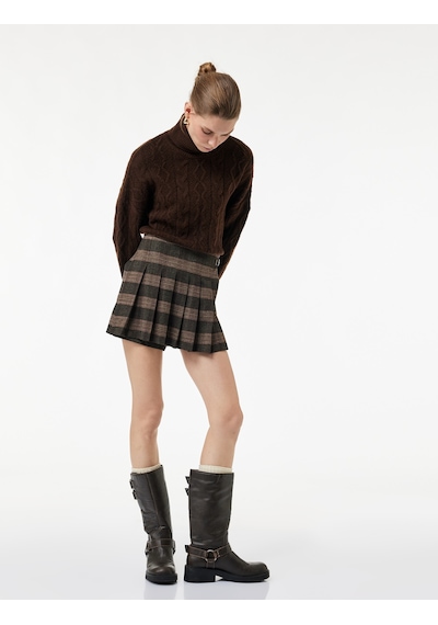 Koton Koton X Sima Tarkan - Uzun Kollu Balıkçı Yaka Oversize Saç Örgü Kazak Kahverengi 6wak90410ht Kahve Koton Koton X Sima Tarkan - Uzun Kollu Balıkçı Yaka Oversize Saç Örgü Kazak Kahverengi 6wak90410ht Kahve
