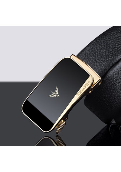 Williampolo Prestige Seri Lüks Hakiki Deri Erkek Kemer Gold