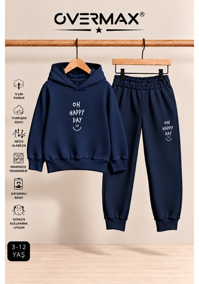 Overmax Oh Happy Day Baskılı Kapüşonlu Sweatshirt Eşofman Takımı- 3-12 Yaş Lacivert Üst-lacivert Alt - 923908694 Lacivert Üst-lacivert Alt Overmax Oh Happy Day Baskılı Kapüşonlu Sweatshirt Eşofman Takımı- 3-12 Yaş Lacivert Üst-lacivert Alt - 923908694 Lacivert Üst-lacivert Alt