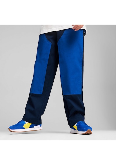 Puma Downtown Çift Diz Pantolon 624368 14 Mavi
