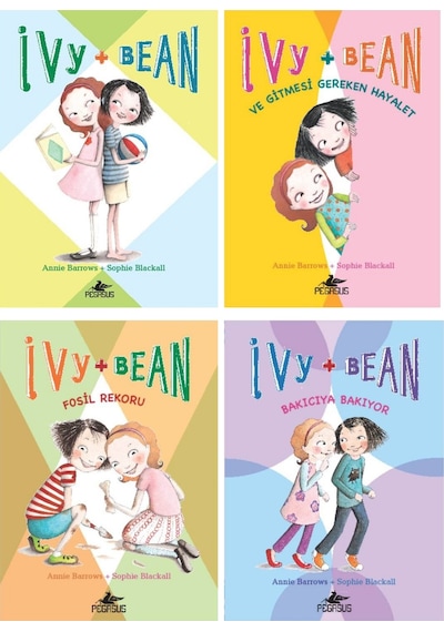 Ivy & Bean Serisi Takım Set 4 Kitap – Renkli Resimli