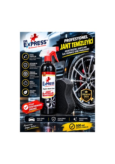 Premium Jant Temizleyici Parlatıcı Spreyli 500 Ml Etkili Kalıcı Temizlik Ekstra Parlaklık Sağlar - 576143850