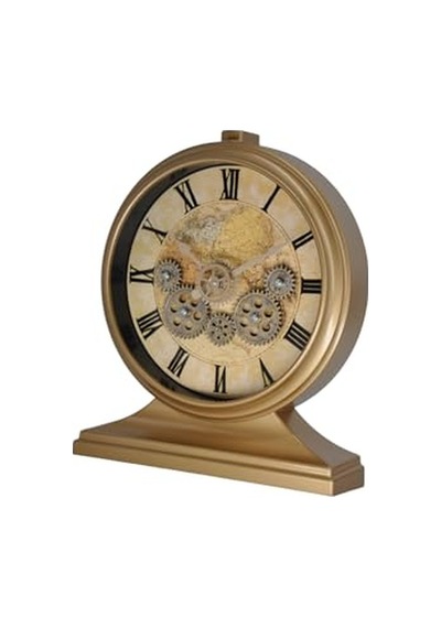 Premium Serisi Modern Kadranlı Döner Çarklı 32x28 Cm Ev Ve Ofis Masa Ve Duvar Saati Roma Rakamlı Harita Baskılı Gold 0240-keçe-şekilli-48cm Premium Serisi Modern Kadranlı Döner Çarklı 32x28 Cm Ev Ve Ofis Masa Ve Duvar Saati Roma Rakamlı Harita Baskılı Gold 0240-keçe-şekilli-48cm