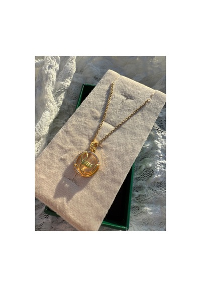 Leaf Harmony Pendant Altın