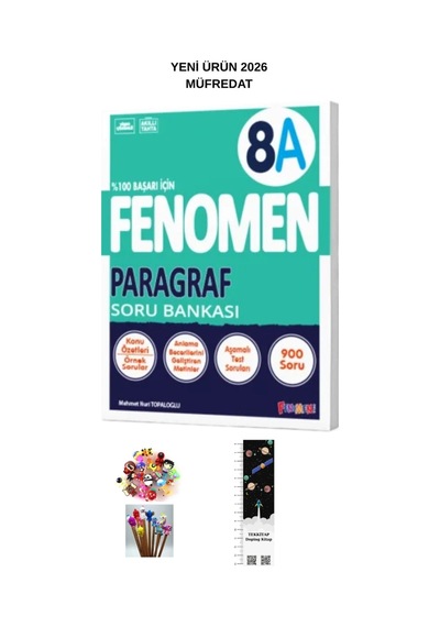 Fenomen 8. Sınıf A Paragraf Soru Bankası 2026 Müfredat Uzay A.+kalem B Yeni