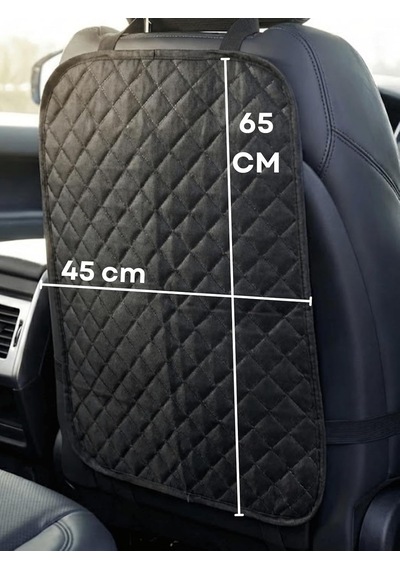 2 Adet Araç Içi Koltuk Arkası Koruyucu Toz Engelleyici Suya Dayanıklı Şık Tasarım Oto Araba Koltuk Arkası Kılıfı 45x65 Cm