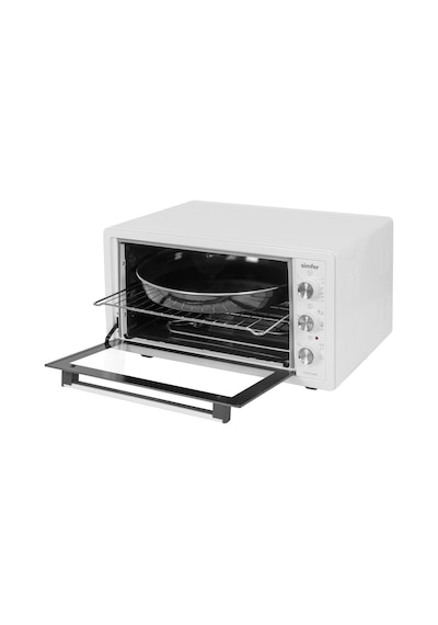 Simfer 4502 Beyaz 45 LT Turbo Fan Mini / Midi Fırın - 6 Fonksiyon,Yoğurt Yapma, Buz Çözme & İç Aydınlatma