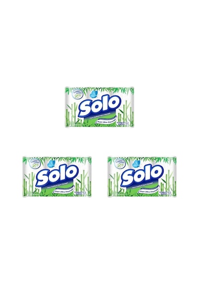 Solo Tuvalet Kağıdı Bambu Katkılı 12'li 3lü Paket