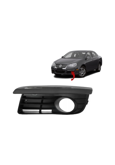 Vw Jetta Sol Sis Kapağı Sisli Nikelajlı 2006-2011 1K0853665E
