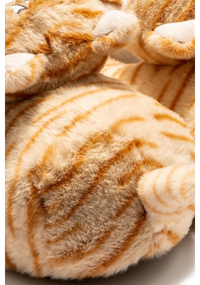 Twigy Sarı Gatto Sevimli Pelüş Panduf Ev Terlik Sarı
