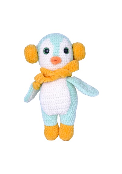 Amigurumi Penguen Pino - Mavi - Anatoya