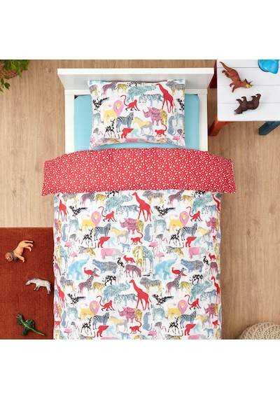 Karaca Home Young Animal %100 Pamuk Tek Kişilik Fitted Nevresim