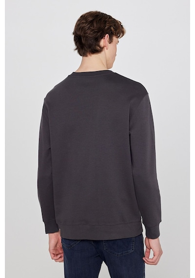 Wrangler Pamuklu Regular Fit Normal Kesim Bisiklet Yaka Logo Detaylı Sweatshirt Gri Wrangler Pamuklu Regular Fit Normal Kesim Bisiklet Yaka Logo Detaylı Sweatshirt Gri