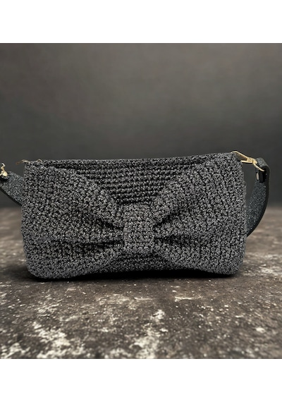 Luti Design El Yapımı Gri Simli Omuz Çantası - Fiyonk Detaylı Kadın Çantası - Astarlı Ve Fermuarlı Günlük El Yapımı Çanta Antrasit - Gri Luti Design El Yapımı Gri Simli Omuz Çantası - Fiyonk Detaylı Kadın Çantası - Astarlı Ve Fermuarlı Günlük El Yapımı Çanta Antrasit - Gri