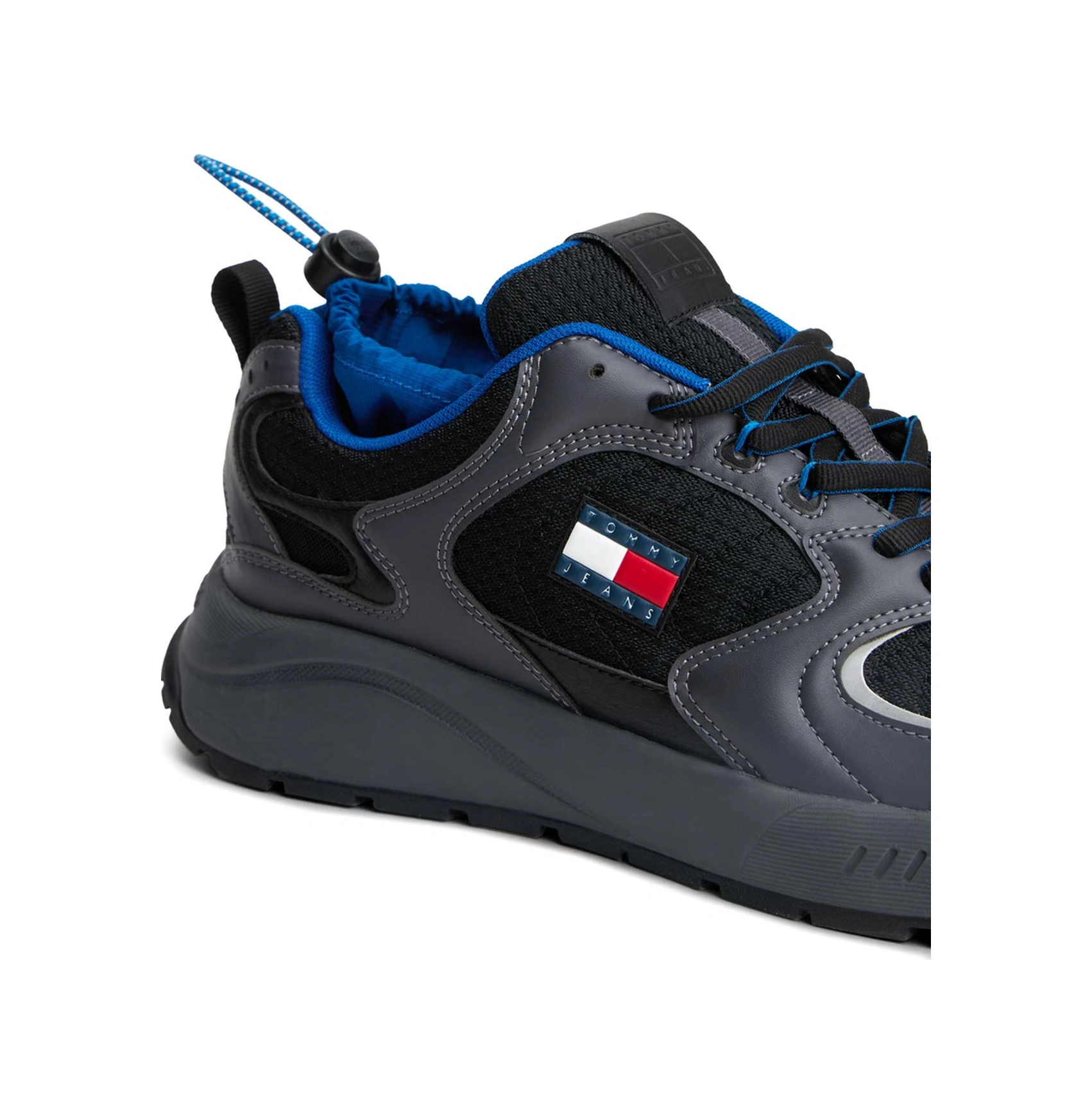 Tommy Hilfiger Tjm Runner Mıx Materıal Siyah Erkek Sneaker 000000000102265756 Siyah