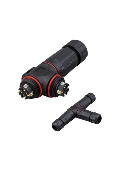 Pm-24596 4 Pin Telli 3 Lü Tip Ip68 Su Geçirmez Rj45 Konnektör