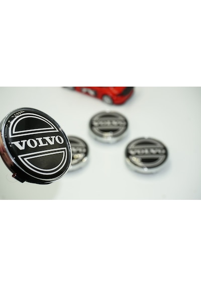 Dk Tuning Volvo Jant Göbeği Kapak Seti 60mm Gümüş Renk