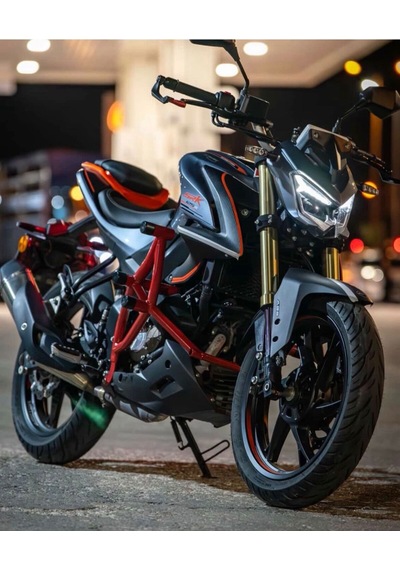 Srk125s Ön Koruma Demiri Kırmızı Dayanıklı Motor Koruma Barı