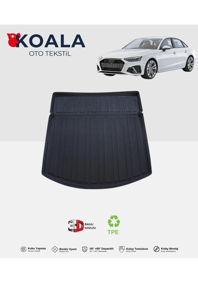 Audi A4 Sedan B9 2016 Ve Sonrası 3d Bagaj Havuzu