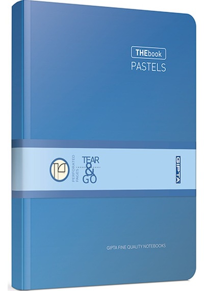 Gıpta Thebook Pastels İp Dikişli Sert Kapak 17x24 120 Yaprak Kareli Defter Lacivert