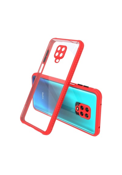 Xiaomi Redmi Note 9s Kılıf Zore Kaff Kapak Kırmızı