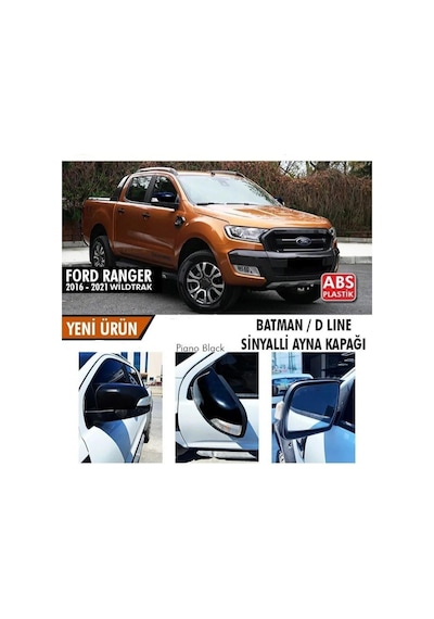 Ford Ranger 2016-2021 Batman / D Lıne Sinyalli Ayna Kapağı
