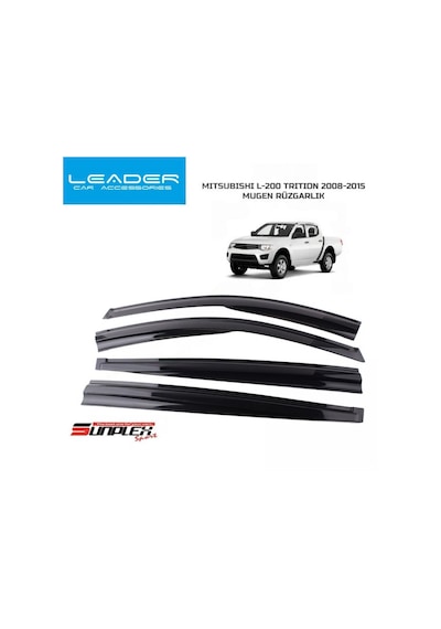 Cam Rüzgarlığı Sunplex Mitsubishi L-200 Trition 2008-2015 4lü