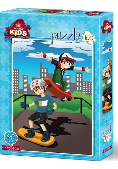 Art Kids 100 Parça Kaykay Puzzle (6-8 Yaş)