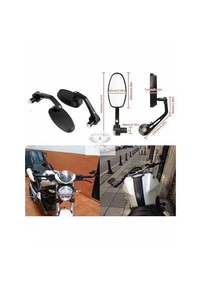 Cf Moto Nk 400 Gidon Aynası Oval Camlı 1set