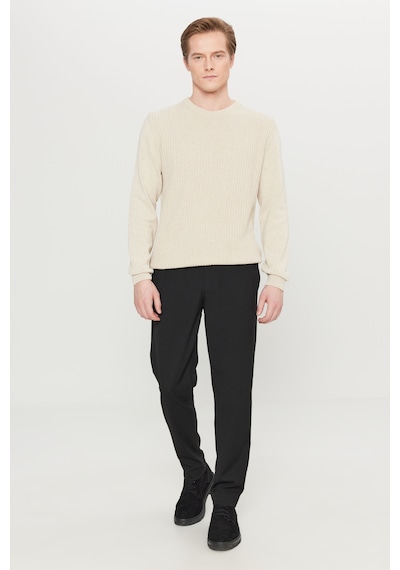 AC&Co / Altınyıldız Classics Erkek Acık Bej Pamuklu Standart Fit Normal Kesim Bisiklet Yaka Jakarlı Triko Kazak Acık Bej AC&Co / Altınyıldız Classics Erkek Acık Bej Pamuklu Standart Fit Normal Kesim Bisiklet Yaka Jakarlı Triko Kazak Acık Bej