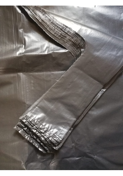 Ekstra Kalın Siyah Poşet 40x75 Cm Dayanıklı Dökme Poşet 5 Kg