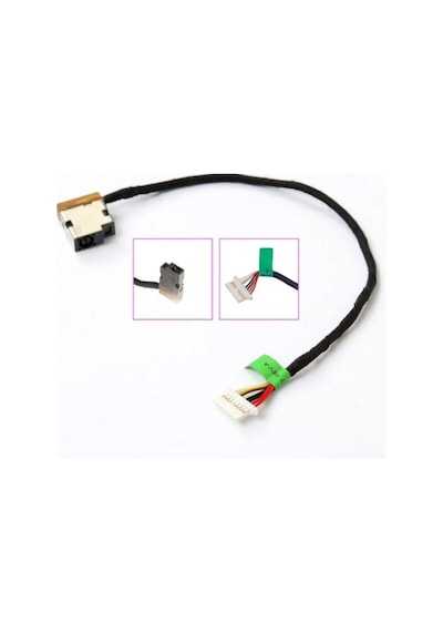 Hp Uyumlu 15-ac104nt N9t13ea Notebook Dc Power Jack, Şarj Soketi Girişi Kablolu 8-pin