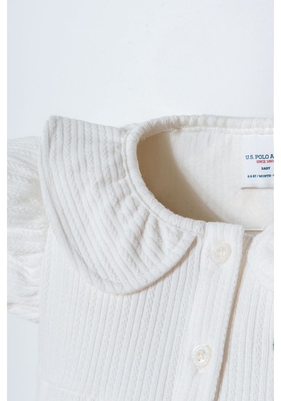 U.s. Polo Assn. Kız Bebek Beyaz Şort Takım 5274-50111 Beyaz