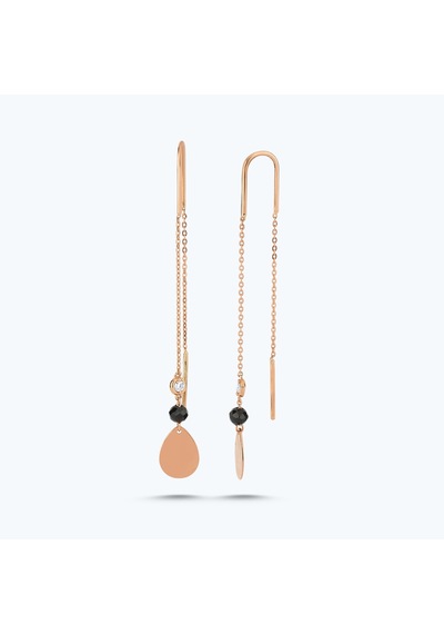 Altınbaş Pırlanta Spinel Taşlı Küpe INT143P-14K