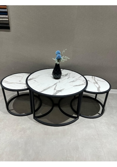 Ottoman Ahşap Sehpa Model 29 Çok Renkli