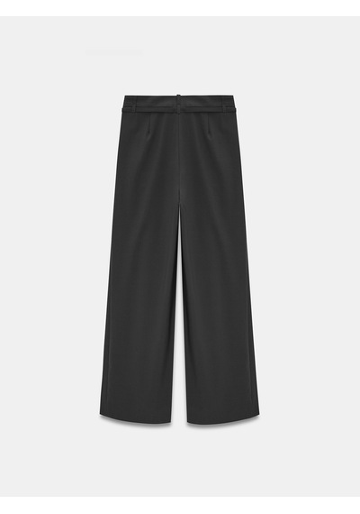 Dilvin 72665 İnce Kemerli Pantolon-siyah