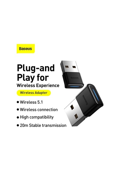 Ba04 Mini Bluetooth Adaptör Usb Alıcı Bluetooth 5.0 Siyah