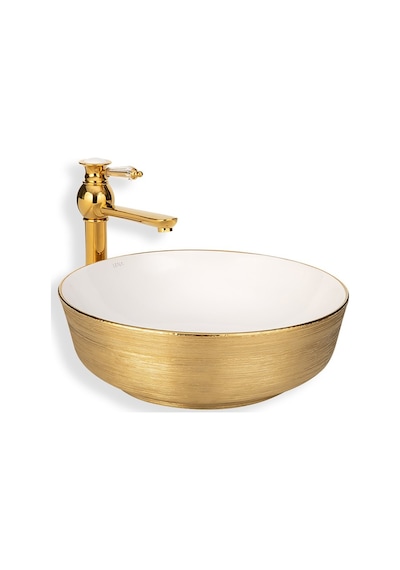 Eva Banyo Lena E-5004A Tezgah Üstü Porselen Lavabo