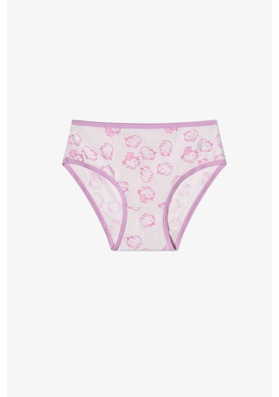 Penti Kız Çocuk Pembe Unibara Unicorn Desenli 5li Slip Külot