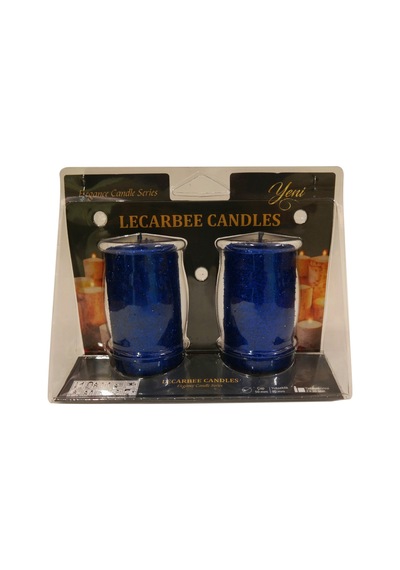 Lecarbee Candles 2'li Set Simli Silindir Mum Diğer