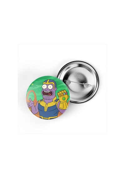 Thanos - 44 Mm İğneli Çanta Rozeti - 5 Adet Diğer