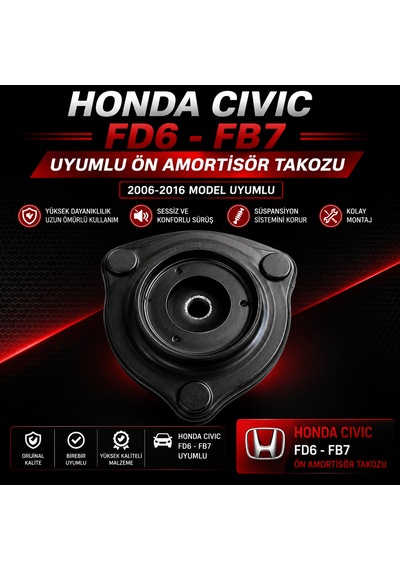 Honda Cıvıc Fd6 - Fb7 Ön Amortisör Takozu 2006-2016 Model Uyumlu