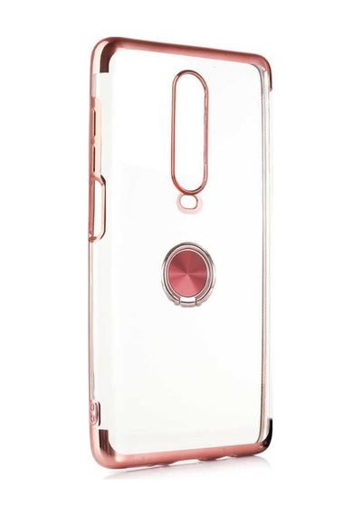 Xiaomi Poco X2 Kılıf Gess Kenarları Renkli Yüzük Aparatlı Kılıf