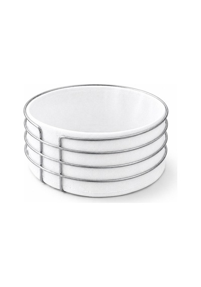 Gümüş Detaylı Galvaniz Metal Bezli Yuvarlak Ekmek Sepeti 22x11 Cm Yıkanabilir Kumaşlı Modern Şık Sunumluk Gümüş Metal Beyaz Gümüş Detaylı Galvaniz Metal Bezli Yuvarlak Ekmek Sepeti 22x11 Cm Yıkanabilir Kumaşlı Modern Şık Sunumluk Gümüş Metal Beyaz