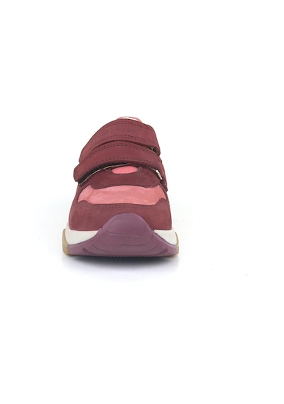 Rakerplus Hakiki Deri Bordo Pembe Kız Çocuk Sneakers Spor Ayakkabı Bordo