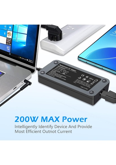 200w 19.5 V 10.3a Ac Adaptör Şarj Hp Omen 15 15t 17 17 T 15-dh, Hp Zbook 15 17 G3 G4 G5 G5 Zboo