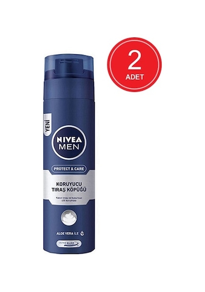 Nivea Men Protect & Care Koruyucu Tıraş Köpüğü 2 x 200 ML